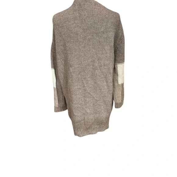 Johnny Was Alpaca Brown and Cream Women's Sweater - Picture 2 of 12